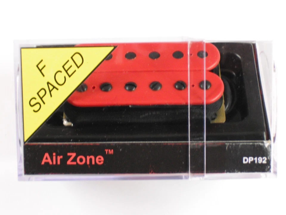 DiMarzio F-spaced Air Zone Humbucker Red W/Black Poles DP 192 - Image 1 of 1