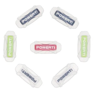 POWERTI Pack of 7Tennis Vibration Dampener Shock Absorber for Tennis Racket M8J2 - Picture 1 of 7