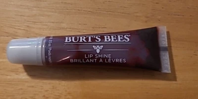 Brillo de labios 100 % natural Burt's Bees, tubo de 0,5 onzas sellado nuevo sin caja brillo de vino Foto 1 de 4