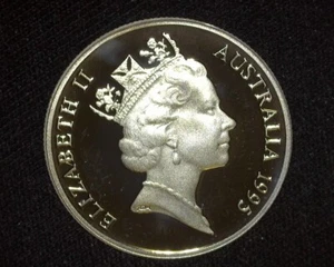 AUSTRALIA 1995 FIVE CENTS KM80 ECHIDNA GEM PROOF DCAM ~B93 - Picture 1 of 2