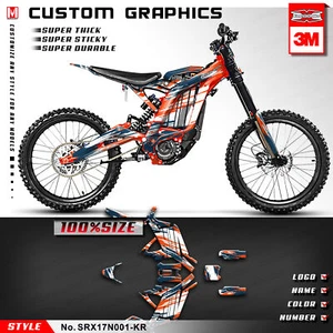 Kungfu Graphics Stickers Decal Kit for Sur Ron Light Bee X Segway X260 Orange - Picture 1 of 26