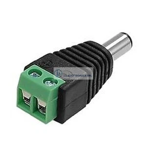Conector Alimentación Macho Jack Dc Ad Tornillos COD.3125 - Imagen 1 de 1