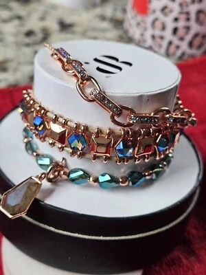 BP SUMMER STACK 3 браслет RBP7211 «Непримиримо меня» подлинный окрашенный кварц... - Изображение 1 из 3