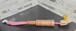 Paracord Duck Call Pacifier Clip Handmade By Me - Picture 1 of 4