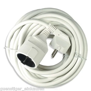 Câble d'alimentation PVC 3x rallonge 1,50 mm² 3, 5, 10, 20 mètres tuyau - Photo 1 sur 3