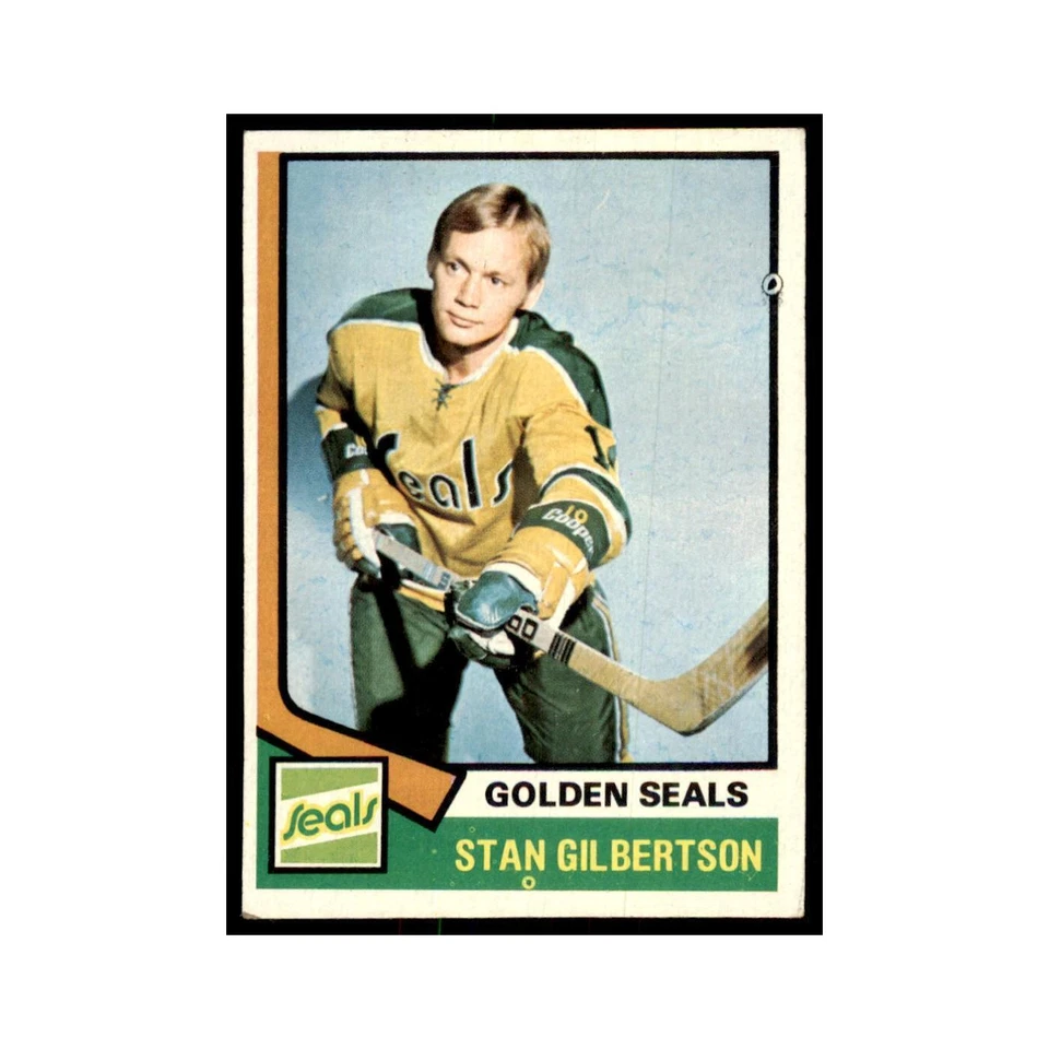 Stan Gilbertson 1974 Topps #223 Hockey Cards Hockey Card EX - Image 1 of 3