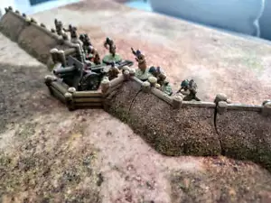 Juego de paredes de tierras/trincheras/búnkeres/marinas - 11 artículos - escala de 28 mm - Imagen 1 de 5
