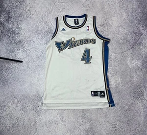 MENS SHIRT ADIDAS NBA WIZARDS #4 JAMISON VINTAGE Y2K SPORT - Picture 1 of 9