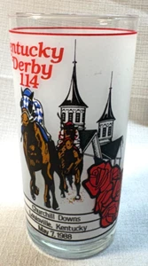 KENTUCKY DERBY 114 Mint Julep Glass--1988 Churchill Downs - Picture 1 of 3