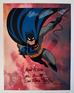 BATMAN ANIMATED SERIES SERICEL PROMOTION CEL SIGNED ALTIERI RIBA RADAR ALAN - Picture 1 of 9