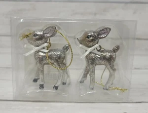 Target Wondershop Mini Retro Reindeer Ornaments METALLIC BROWN/BRONZE HTF- NEW - Picture 1 of 6