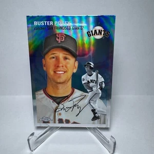 2023 Topps Chrome Platinum Anniversary Buster Posey Refractor Giants #456 - Picture 1 of 4
