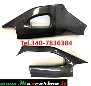 CARBONIO SUZUKI GSX-R 1000 2005 K5 K6 PROTEZIONE COPRI FORCELLONE SWINGARM COVER - Foto 1 di 1