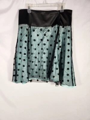 Falda Torrid Mujer Plus Círculo Retro Pin Up Boda Lunares 0X 12 Foto 1 de 4