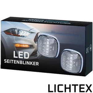 LED Blinker für Audi A3 A4 Seat Ibiza Toledo Skoda Fabia Octavia clear dynamisch - Picture 1 of 4