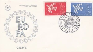 Francia 1961 FDC Europa yt 1309 U - Imagen 1 de 1