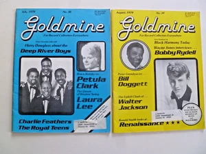GOLDMINE Magazine - Lot of 2 mags - Jul and Aug 1979 - Record Collecting - EXC - Imagen 1 de 11