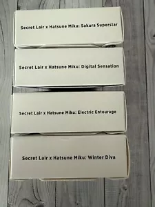 MTG Secret Lair Hatsune Miku Set di 4 Sakura Digitale Elettrico Invernale NUOVO JP - Foto 1 di 3