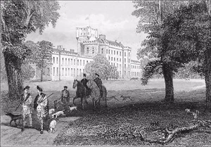 ESCOCIA: CASTILLO GORDON (Morayshire) - Grabado del siglo XIX - Imagen 1 de 2