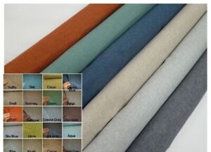 Linen Look Upholstery Fabric ideal for Furniture, Caravans, Motorhomes BONITA
