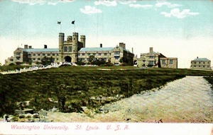 ST. LOUIS, MO. POSTCARD WASHINGTON UNIVERSITY, EARLY VIEW. - Picture 1 of 2