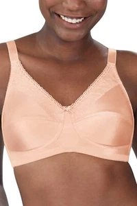 Amoena Womens Nancy Non-Wired Pocketed Mastectomy Bra Rose Nude 34C - Picture 1 of 3