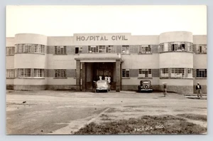 RPPC Hospital Civil Enfermeras Pachuca Hidalgo México c1950 UNP Foto Postal - Imagen 1 de 2