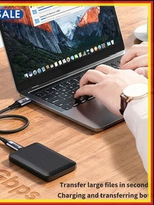 Kabel do transmisji danych typu C PD 100W 40Gbps 8K@60Hz HD Przewód szybkiego ładowania do telefonów komórkowych - Zdjęcie 1 z 13