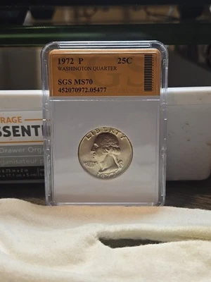1972 P Ms70 Quarter - Image 1 of 2
