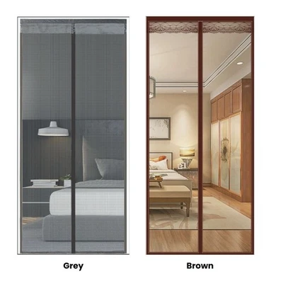 Extra Durable Magnetic Fly Screen Door Anti Mosquito Screen Mesh Curtain - image 1 of 4