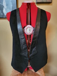 Searle Platt Leather N Wildleder Weste Damen Gr. L - Vintage - Bild 1 von 9