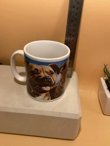 Otter House Staffy Bull Terrier Dogs Ceramic Coffee Mug Cup Perfect Condition - Picture 1 of 5