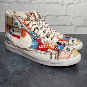 NIke Blazer Mid Patchwork Men's Sneaker Shoes Multicolor Size 8.5 - Picture 1 of 10