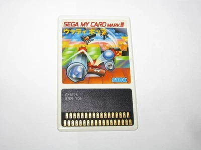 Woody Pop Sega My Card Mark III Master System SMS Japan import US Seller - Image 1 of 2