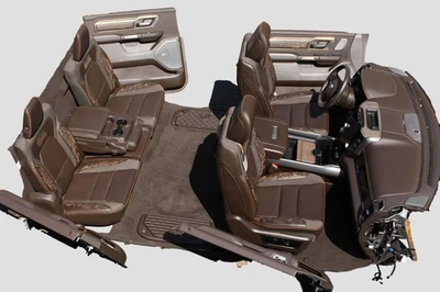 19-25 Ram 1500 DT Crew Complete Longhorn Interior Seats Console Dash Door Panel - Изображение 1 из 4
