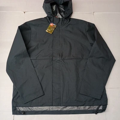 Ozark Trail Rain Jacket Men's Size XL Gray Stone Waterproof Hooded Lined Pockets - Image 1 of 4