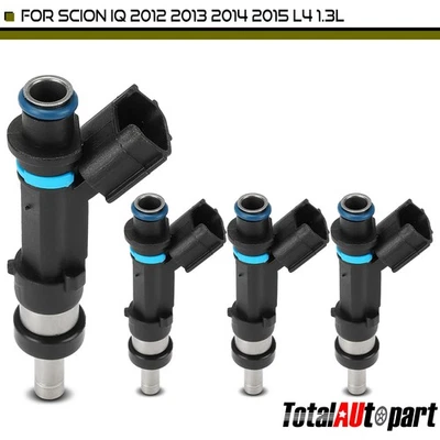4Pcs Fuel Injector for Scion iQ 2012 2013 2014 2015 L4 1.3L 2-Blade 2320949205 - Image 1 of 4