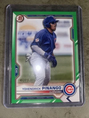 2021 Bowman Draft - Yohendrick Pinango #BD-25 Green /99 (RC) - Image 1 of 2