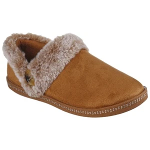 Skechers Femmes Chaussons Cozy Campfire French Toast Slip-On Chaud Faux Fourrure - Imagen 1 de 4