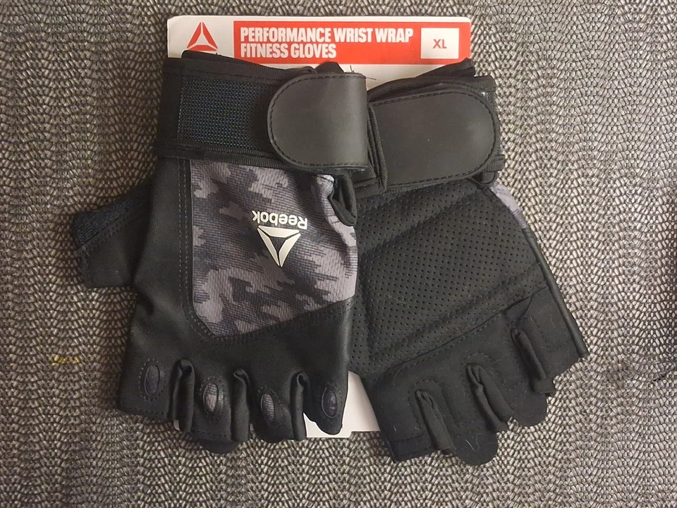 Guantes de fitness envolventes para muñeca Reebok Pro para levantamiento de pesas - XL  Foto 1 de 1