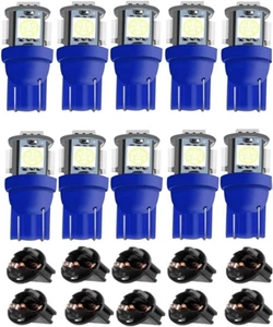 10Pack T10 194 168 LED Light Bulb PC194 PC195 PC160 PC161 PC168 Instrument Panel - Picture 1 of 5