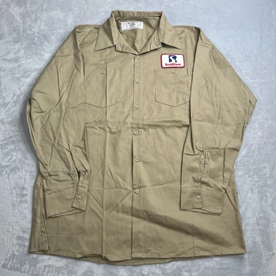 Camisa de Trabajo Sanforizada Cortador de Piedra Chicago Universal De Colección EE. UU. L Larga Foto 1 de 4