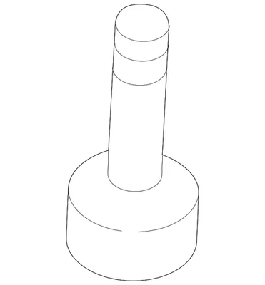 Parafuso de montagem de eixo de transmissão Volkswagen genuíno N-107-419-01 - Imagem 1 de 2