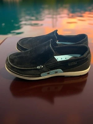 Mocasines cómodos Crocs negros sin cordones 14757 para hombre 8 Foto 1 de 4