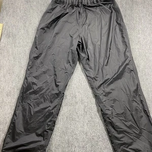 Cabela's Regenabwehrhose Herren Größe 2XLT schwarz Gummibund gefüttert Angeln - Bild 1 von 9