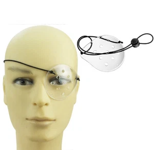 2 piezas protector ocular transparente ventilado con agujeros después de la cirugía ocular escudo ocular - Imagen 1 de 5