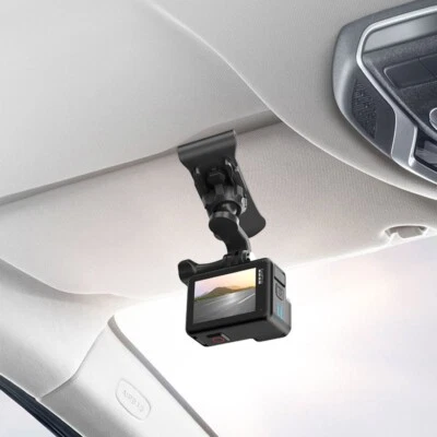 SUREWO Upgrade Car Sun Visor Mount, VLOG/Video Holder for GoPro Hero 13/12/11/10