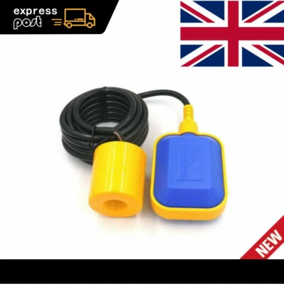Float Switch Liquid Fluid Water Submersible Pump Tank Pond Controller 2m Cable - Image 1 of 4