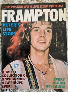 RARE 1977 Peter Frampton Magazine VG Vintage Humble Pie Rock And Roll - Picture 1 of 4
