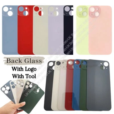 Back Glass replacement Big Hole For iPhone 8 XS XR 11 12 13 14 15 Pro Rear Cover - Изображение 1 из 3
